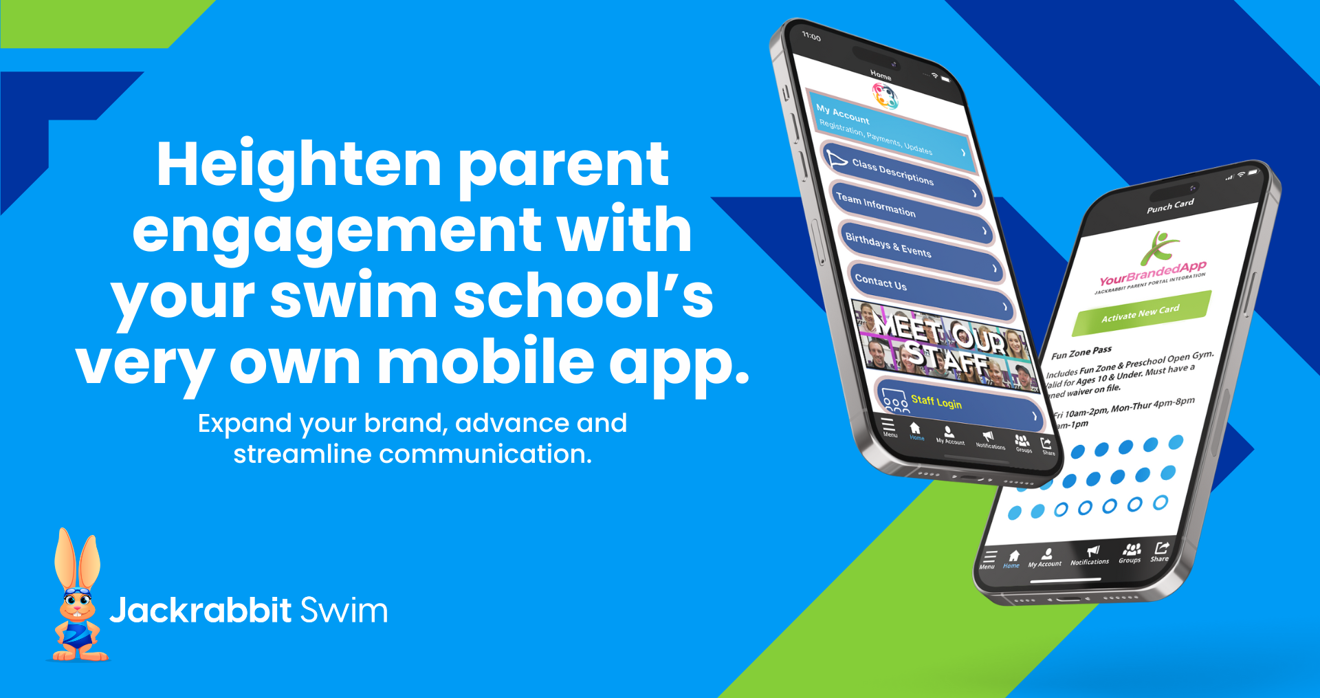 screenshot of Jackrabbit Swim